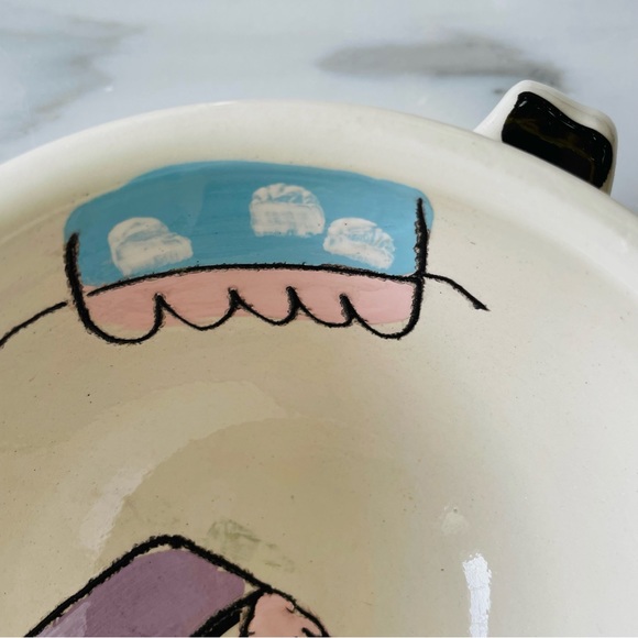 Vintage Sandra Magsamen,Artist•SIGNED and HANDMADE Cup+Plate•Pre-Commercial Fame - Picture 8 of 16